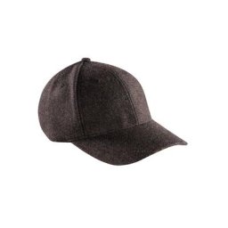 Cap mit Fischgrät-Muster