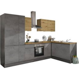 BASIC by Balculina Küche Adna, Stellbreite 310/170 cm, wahlweise mit oder ohne E-Geräte