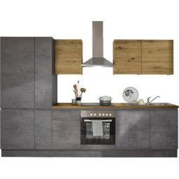 BASIC by Balculina Küche Adna, Breite 310 cm, wahlweise mit oder ohne E-Geräte