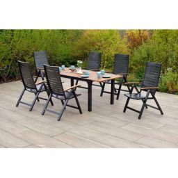 MERXX Garten-Essgruppe Astros, (7-tlg)