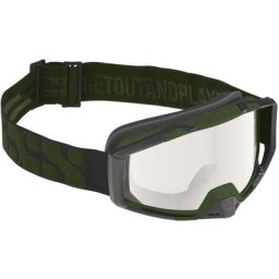 IXS Trigger Goggles Clear Lens oliv/transparent 2023 Accessoires