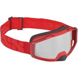 IXS Trigger Goggles Clear Lens rot/transparent 2023 Accessoires