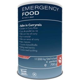 Trek'n Eat Emergency Food Dose 700g Hähnchen in Curryreis 2023 Outdoor Ernährung