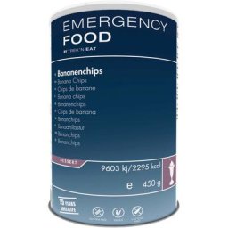 Trek'n Eat Emergency Food Dose 450g Bananenchips 2023 Outdoor Ernährung