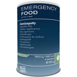 Trek'n Eat Emergency Food Dose 500g Vegetarisches Burger Patty 2023 Outdoor Ernährung