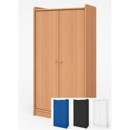 Kleiderschrank Laura, 2 trg., Dahlhaus, massive Buche