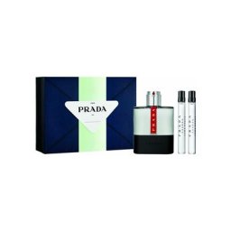 Luna Rossa Carbon, Eau de Toilette (Eau de Toilette 10 0ml, 2 x 10 ml Reisegröße Eau de Toilette), 120 ml, Herren, aromatisch