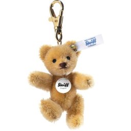 Schlüsselanhänger, Mohair, Teddybär, 5-fach gegliedert