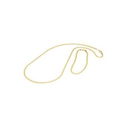 Damen Schmuck-Set Kette und Armband, 375er Gelbgold