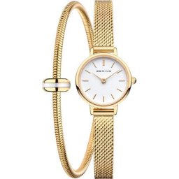 Damenuhr, Set mit Armband und Charm