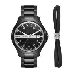 Set Herrenuhr und Armband ""Hampton AX7134SET