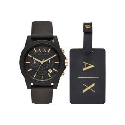 Herren Set Chronograph mit Kofferanhänger ""Outerbanks AX7105