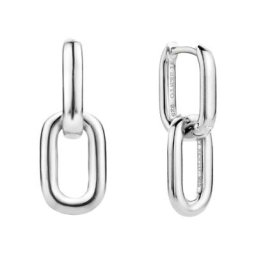 Damen Creolen, 935er Silber