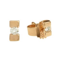 Damen Ohrstecker ""B20317"", 375er Gold mit 2 Brillanten, zus. ca. 0,04 Karat