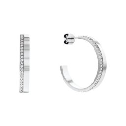 Damen Creolen ""Minimal Linear 35000163"", Edelstahl
