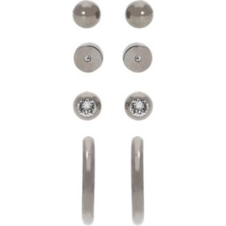 Damen Ohrschmuck Set, Titan