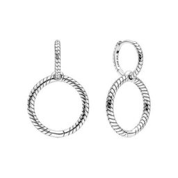 Damen Creolen ""Pandora Moments 299562C00"", 925er Silber