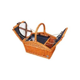Picknick-Korb ""Salerno"", Weide, für 2 Personen