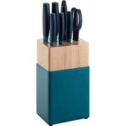 Messerblock ""Now S"", langlebig, 8-teilig