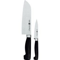 Messer-Set ""**** Vier Sterne"", Santokumesser und Spickmesser