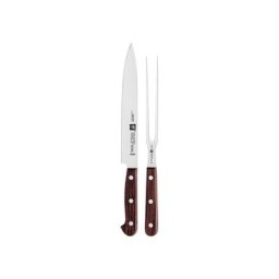 Tranchierbesteck ""Gourmet Wood"", robust, 2-teilig,