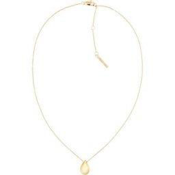 Damen Halskette ""Sculptured Drops 35000084"", Edelstahl