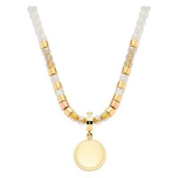 Damen Kette mit Anhänger ""Gioia 021819"", Edelstahl