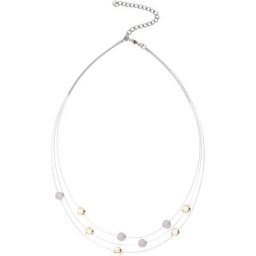 Damen Collier ""0852-02"", Edelstahl/Titan