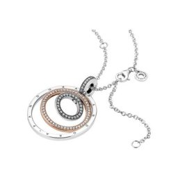 Damen Halskette mit Anhänger ""389483C01"", 925er Sterling Silber