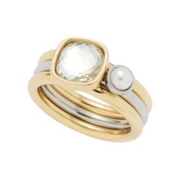 Damen Ring ""Cuscino 021619"", Edelstahl