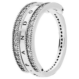 Damen Ring ""197404CZ"", 925er Silber