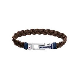 Herren Armband ""2790309"", Leder/Edelstahl