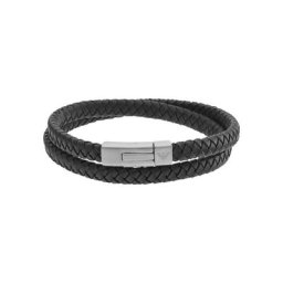 Herren Armband ""EGS2176040"", Leder/Edelstahl