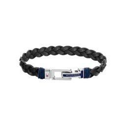 Herren Armband ""Casual 2790307"", Leder/Edelstahl