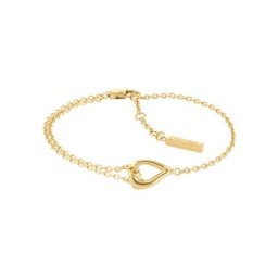 Damen Armband ""Sculptured Drops 35000077"", Edelstahl