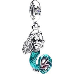 Charm ""The Little Mermaid, Arielle"", 925er Silber