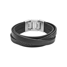 Herren Armband ""JF04343040"", Leder/Edelstahl