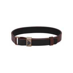 Herren Armband ""EGS2936200"", Leder/Edelstahl