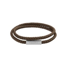 Herren Armband ""35000208"", Leder/Edelstahl