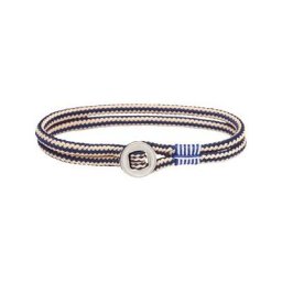 Pig & Hen Schmuck für Herren Nautische Armbänder Navy Sand Silver Don Dino M/L (19 cm) 1 Stk.