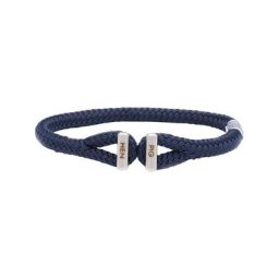 Pig & Hen Schmuck für Herren Nautische Armbänder Navy Silver Icy Ike M/L (19 cm) 1 Stk.