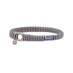 Pig & Hen Schmuck für Herren Nautische Armbänder Navy-Sand Silver Vicious Vik S/M (17 cm) 1 Stk.
