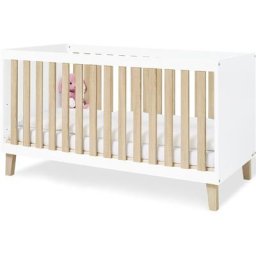 Pinolino® Babyzimmer-Komplettset Lumi, (Set, 3-St., Kinderbett, Schrank, Wickelkommode), breit, mit Kinderbett, 2-trg. Schrank und Wickelkommode