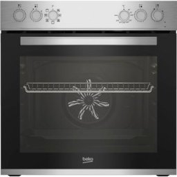 BEKO Elektro-Herd-Set Einbauherd-Set BBUE12020X, mit Teleskopauszug nachrüstbar, katalytische Reinigung, Multifunktionsofen mit 6 Heizarten