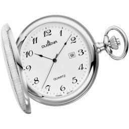 Dugena Taschenuhr Savonette, 4460636-1, (Set, 2-tlg., inklusive Kette)
