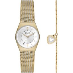 Skagen Uhren-Set Edelstahl Damenuhren Damen
