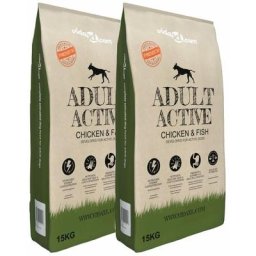 Vidaxl - Premium-Trockenhundefutter Adult Active Chicken & Fish 2 x 15 Kg n/a