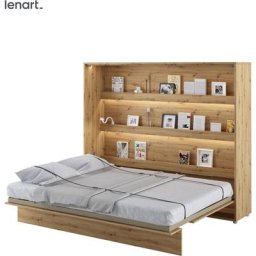 Lenart Schrankbett Wandbett bed concept 14 160x200 horizontal artisan eiche