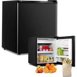 Mini-Kuehlschrank 48L, Kuehl-Gefrier-Kombination mit Temperaturregelung, Getraenkekuehlschrank mit