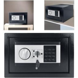 38x30x30cm Safe Tresor mit Zahlenschloss und 2 Notschlüssel 34L Elektronischer Wandtresor - Froadp